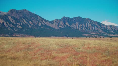 flatirons boulder colorado paisaje temporada de otoño tiempo