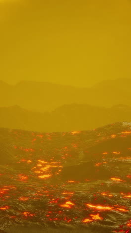 lava planet landscape