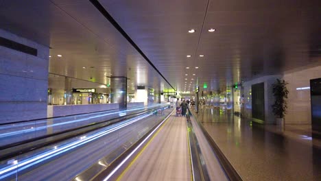 airport moving walkway