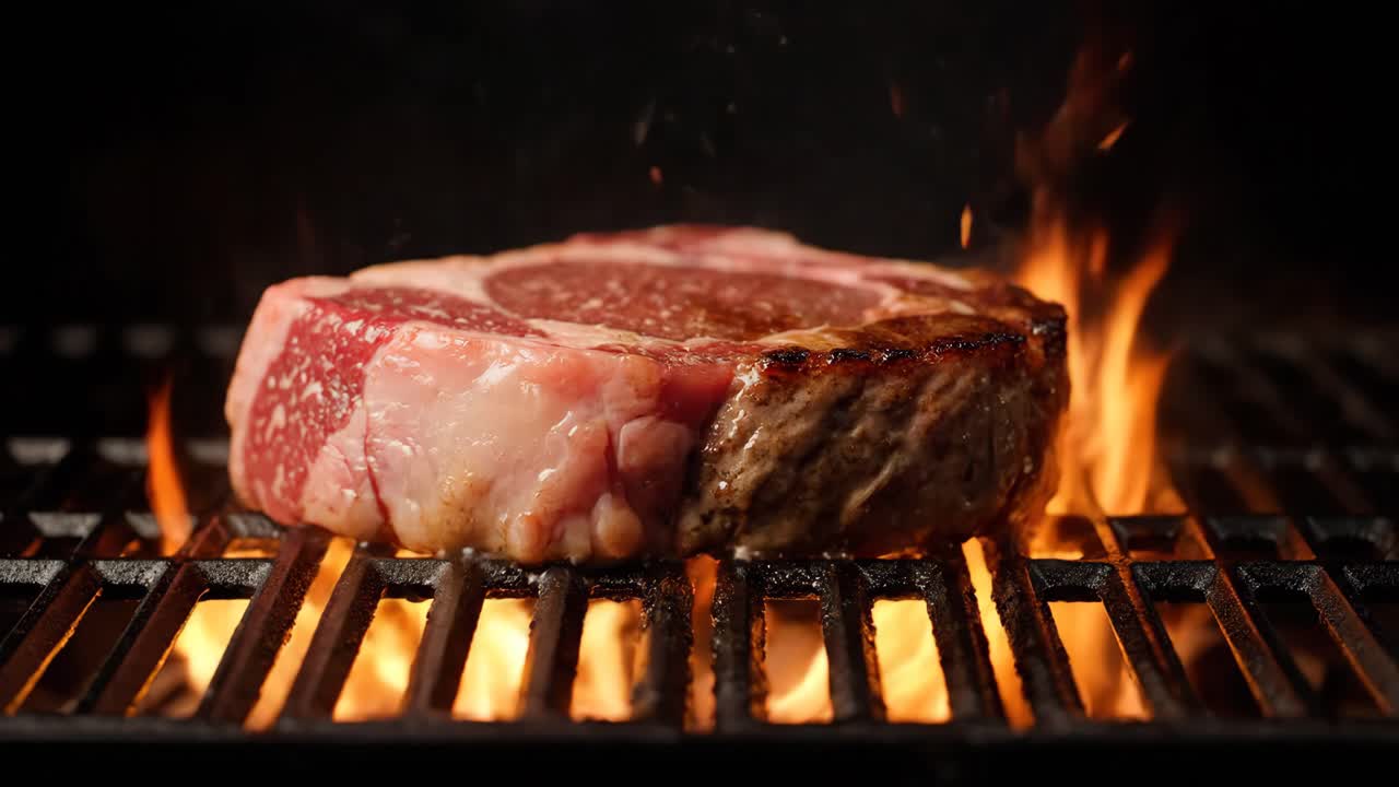 bistec en la parrilla