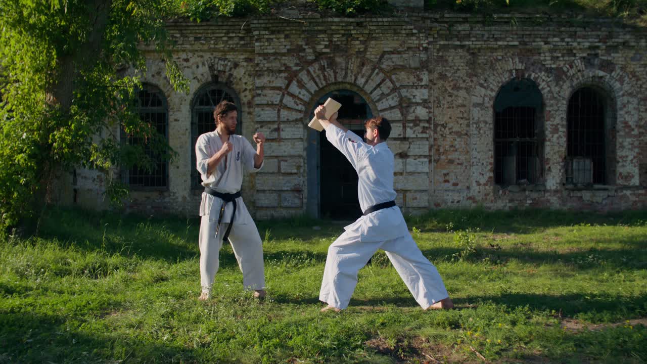 Karate kampsportsövning