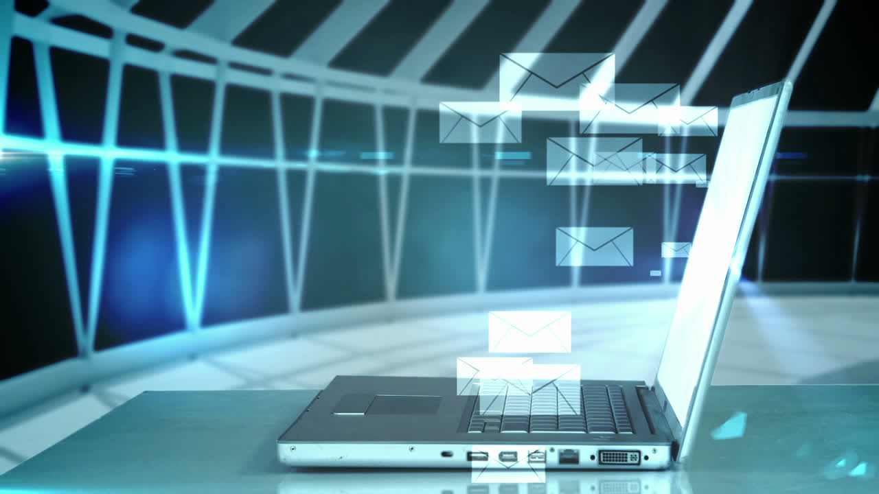 노트북에서 나오는 메일 아이콘