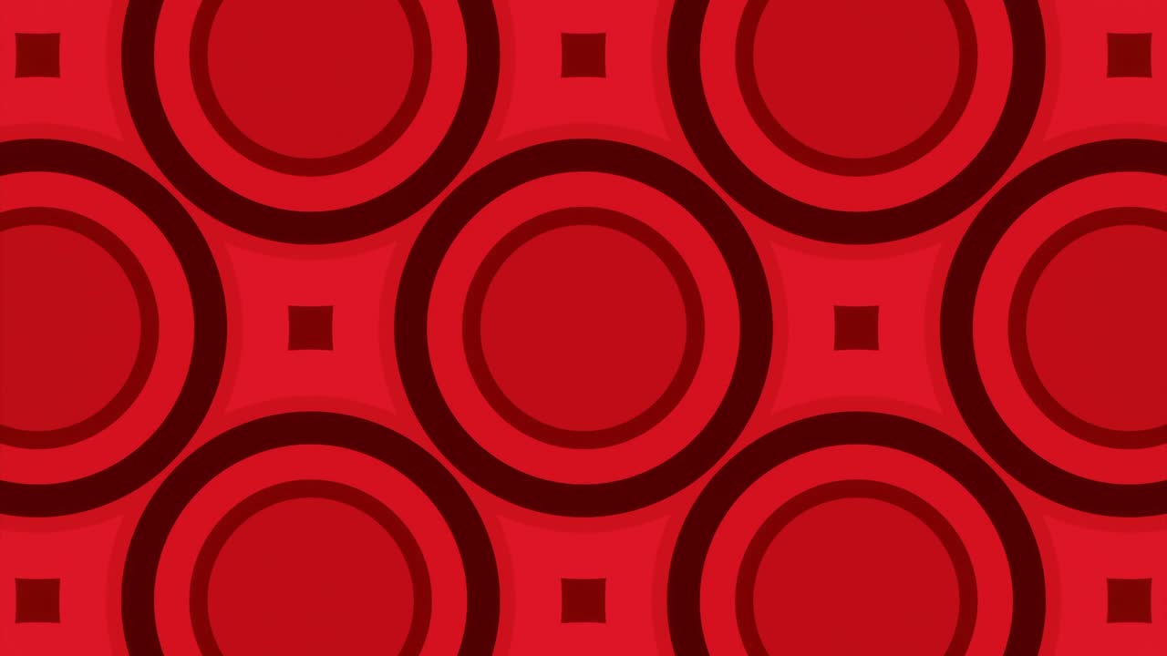 빨간색과 검은색의 기하학적 패턴