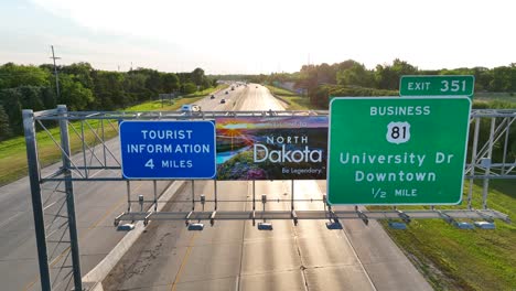 north dakota welcome sign