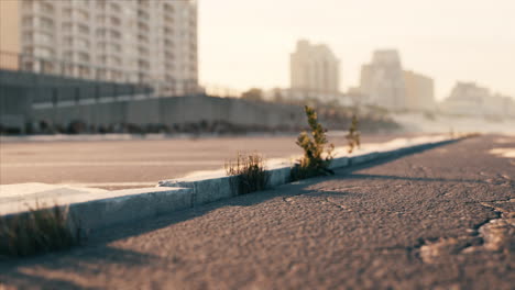 estacionamiento cerca de la playa de arena