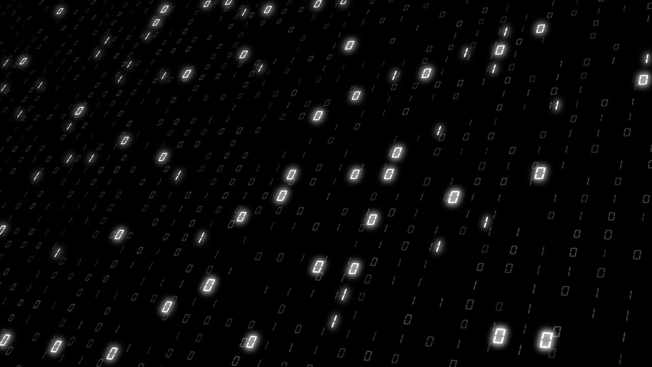 Abstract background with binary code
