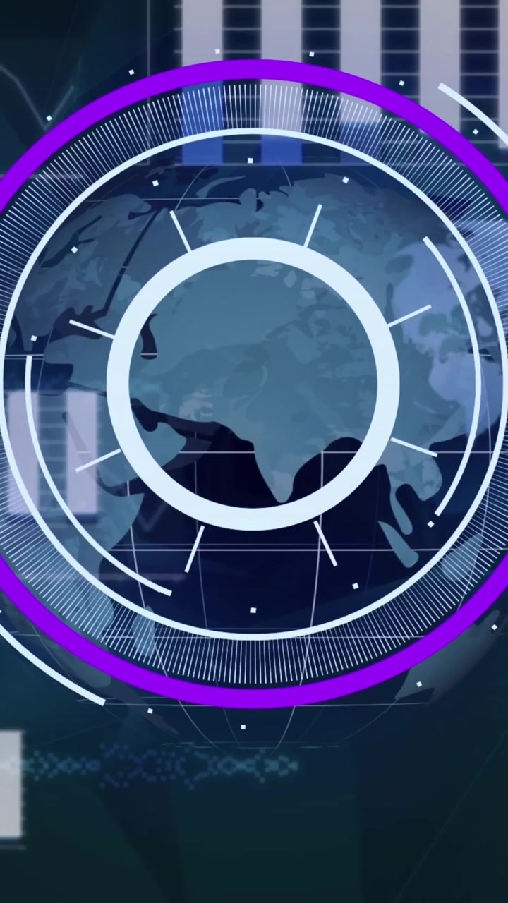 Animation of data processing over scope