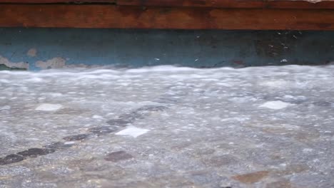 Flooded Street During a Rainstorm