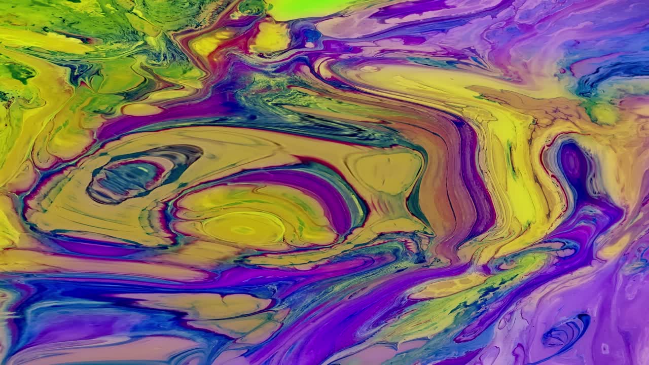 abstracto colorido vibrante girando color líquido salpicaduras textura movimiento de fondo