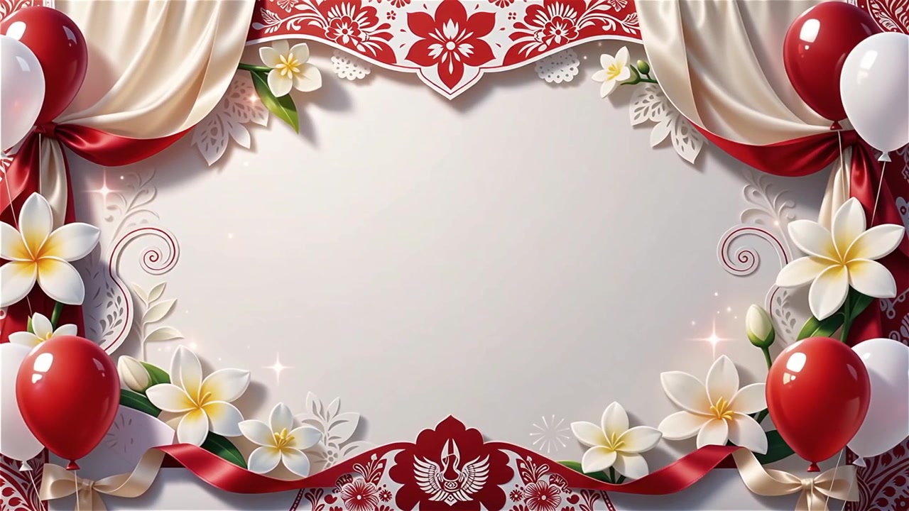 Sfondamento della celebrazione della Giornata dell'Indipendenza dell'Indonesia