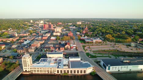 antena en los suburbios poderosos de rockford illinois