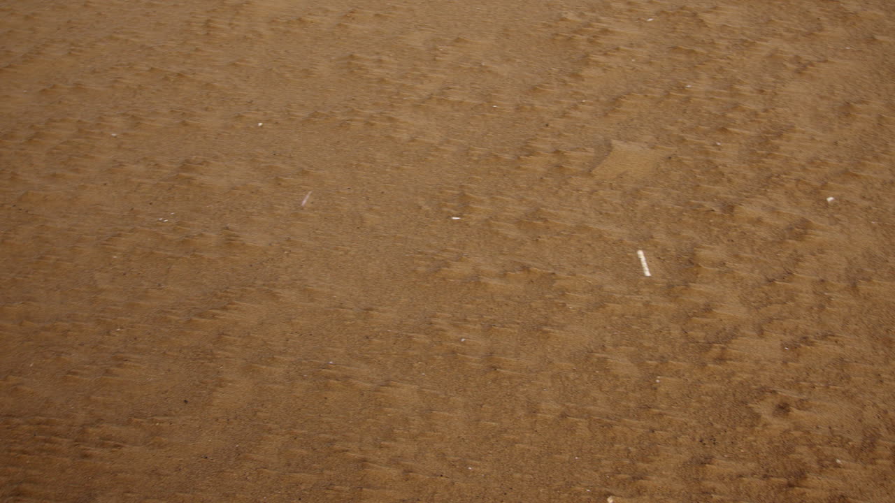 링컨셔 주 루스 (louth) 의 솔트플리트 (saltfleet) 의 개방된 해변에서 모래 파동을 침식시키는 바람의  촬영