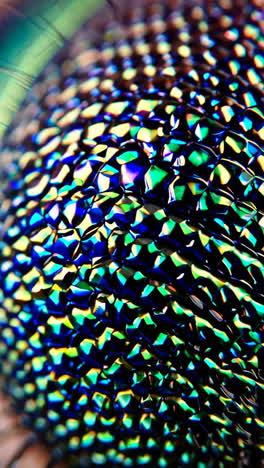 close-up of an insect's eye