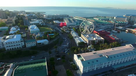 Soaring-over-the-Victoria-and-Albert-Waterfront