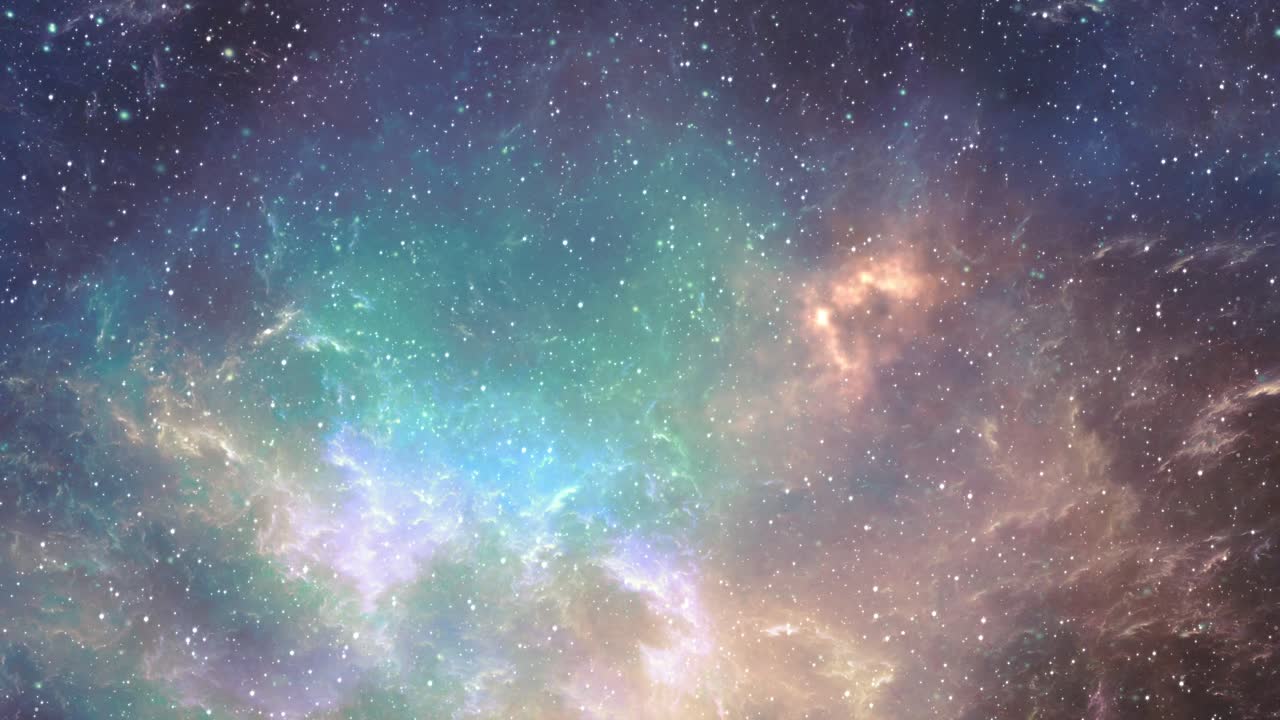 impresionante animación espacial en 4k cg