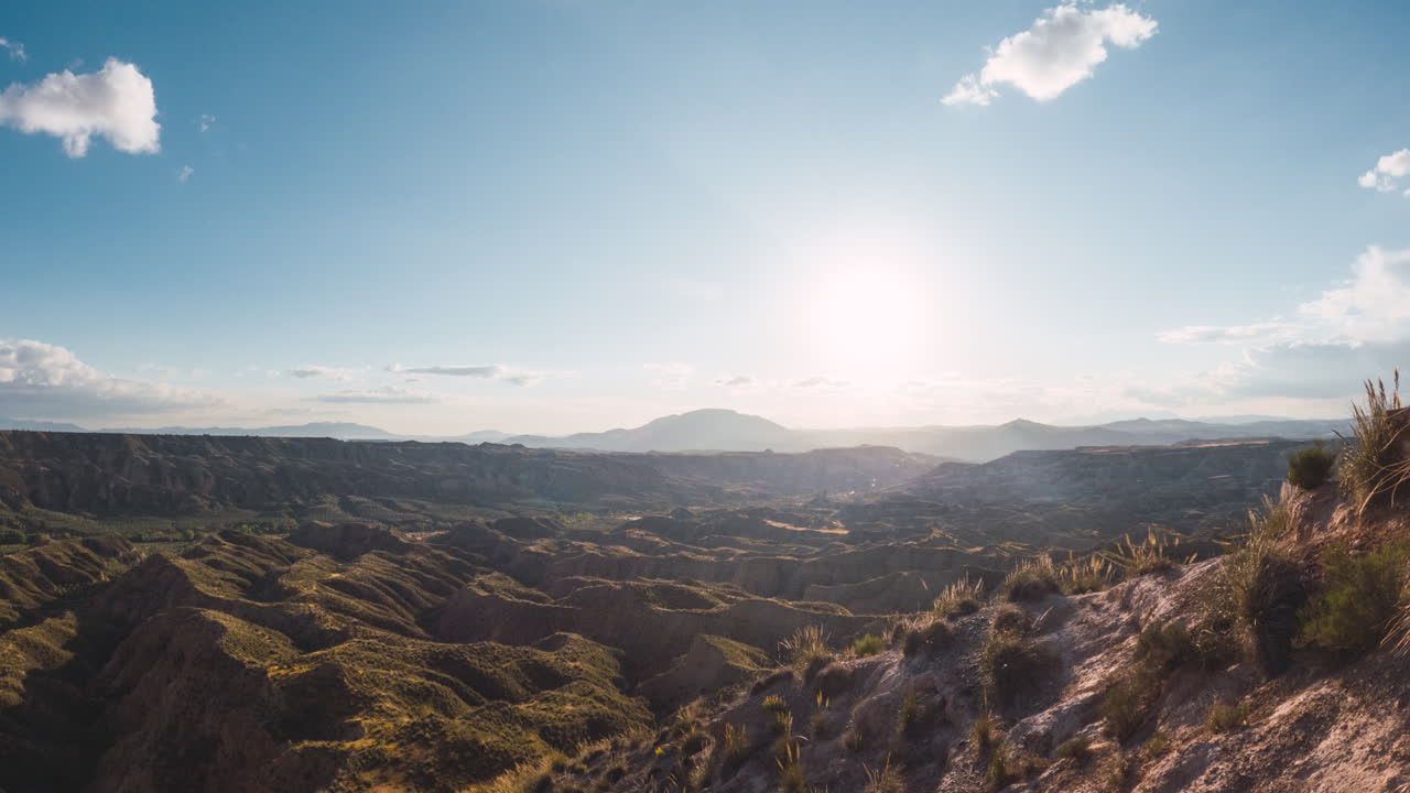 Scenic Desert Landscape with Mountain Range