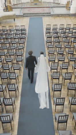 wedding ceremony in a church