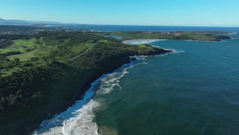 the farm surfing break mystics lake illawarra state park aerial drone australia nsw sydney south coast wollongong shell cove shellharbour marina waterfront mining coastal sunny blue sky forward up