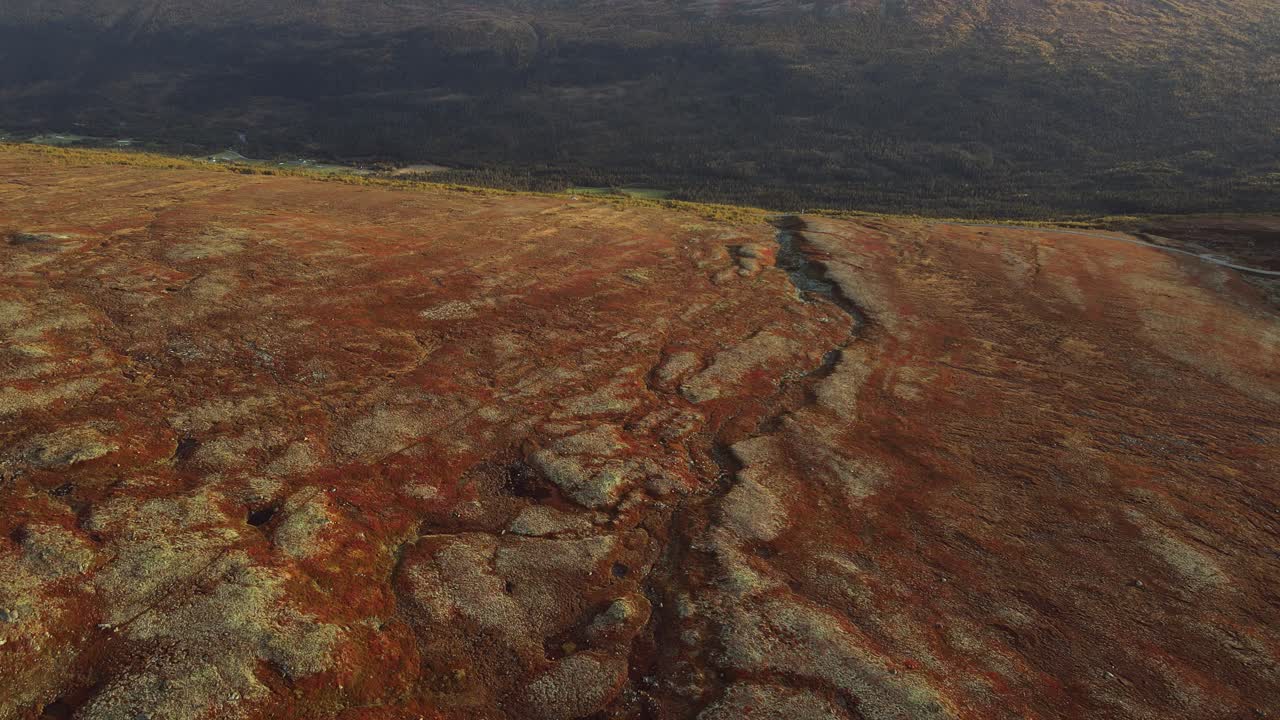 красивый пейзаж высокогорья в южной норвегии