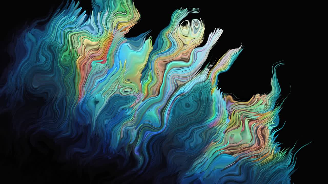 추상적인 루프 텍스처 다채로운 배경