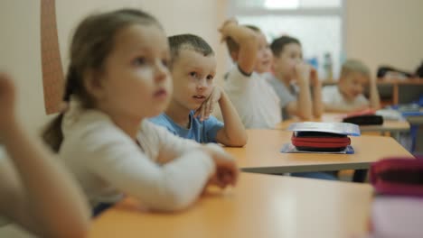 preschool preparation lesson at learning center