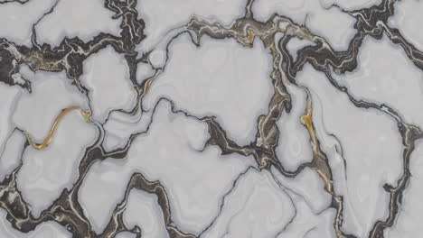 white marble with black veins and gold details