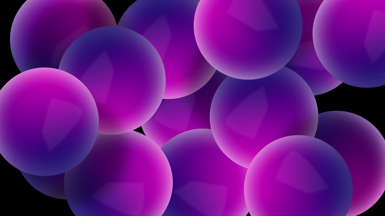 Abstract Sphere Balloons or Balls Wiggle Funny Background