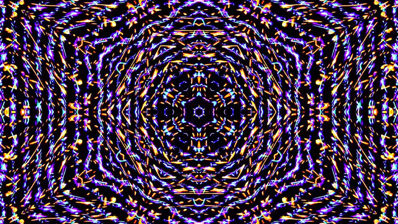 Luz abstrata brilhante que abrange todas as cores, caleidoscópio.