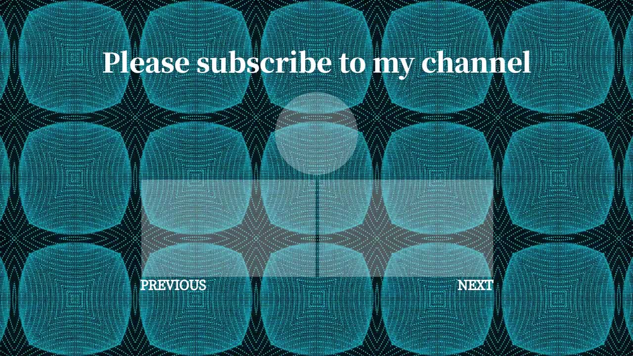 칼레이도스코프 패턴 엔드 카드 엔딩 스크린 모션 그래픽