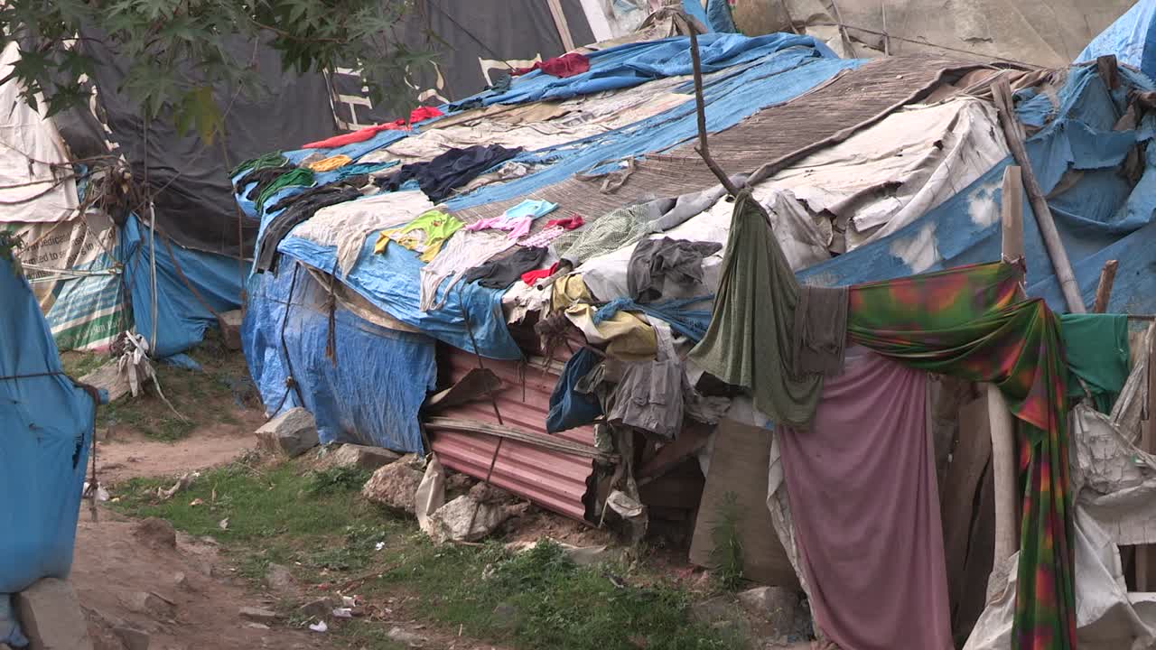 Tende ai margini di Bangalore, India-2