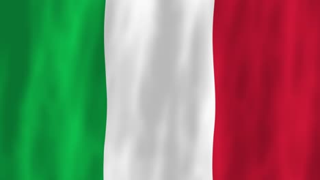 italy europe flag country animation 3d symbol design waving in wind movement national patriotism world culture emblem banner red green white