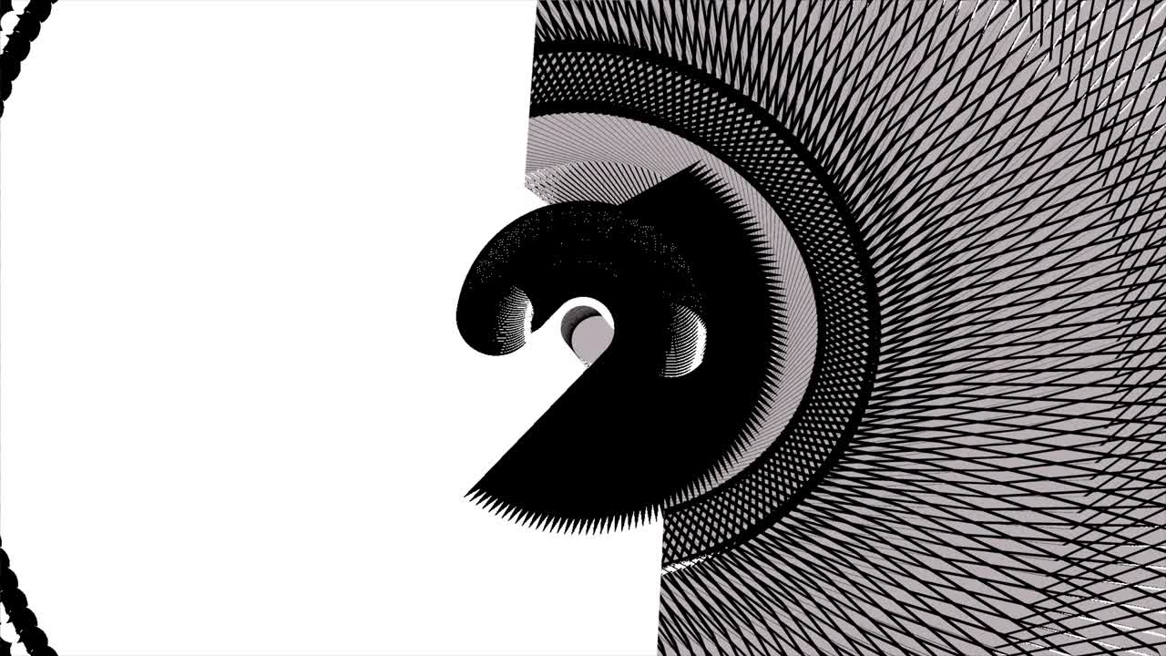 fondo abstracto físico geométrico túnel circular va