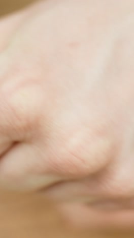 hiding gold ring treasure, close up vertical view