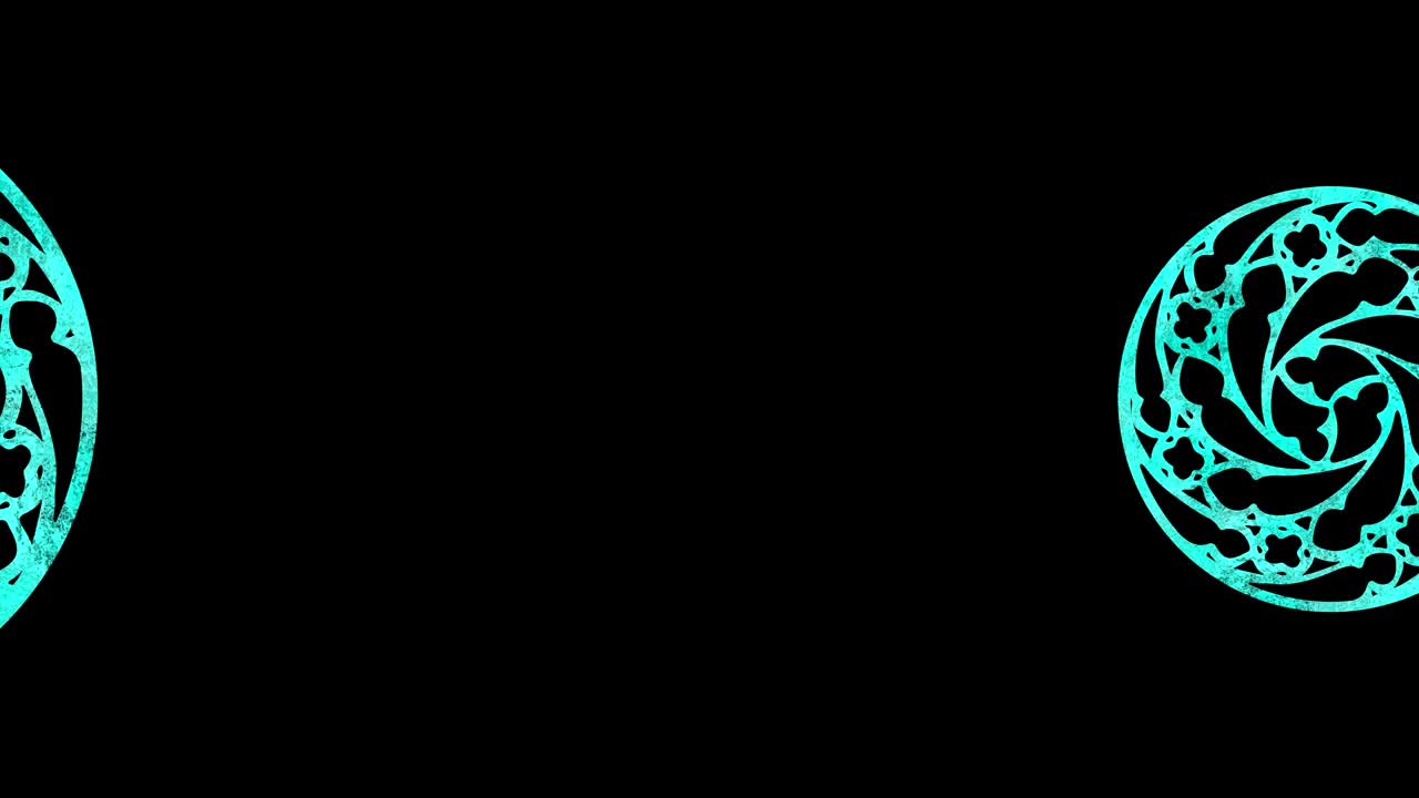 animación de video en un fondo negro mínimo en 4k, en formato de video 16:9