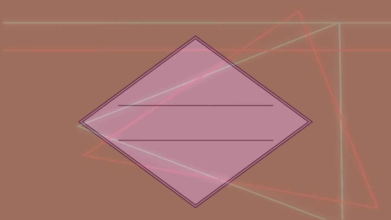 갈색 배경에 움직이는 모양의 애니메이션