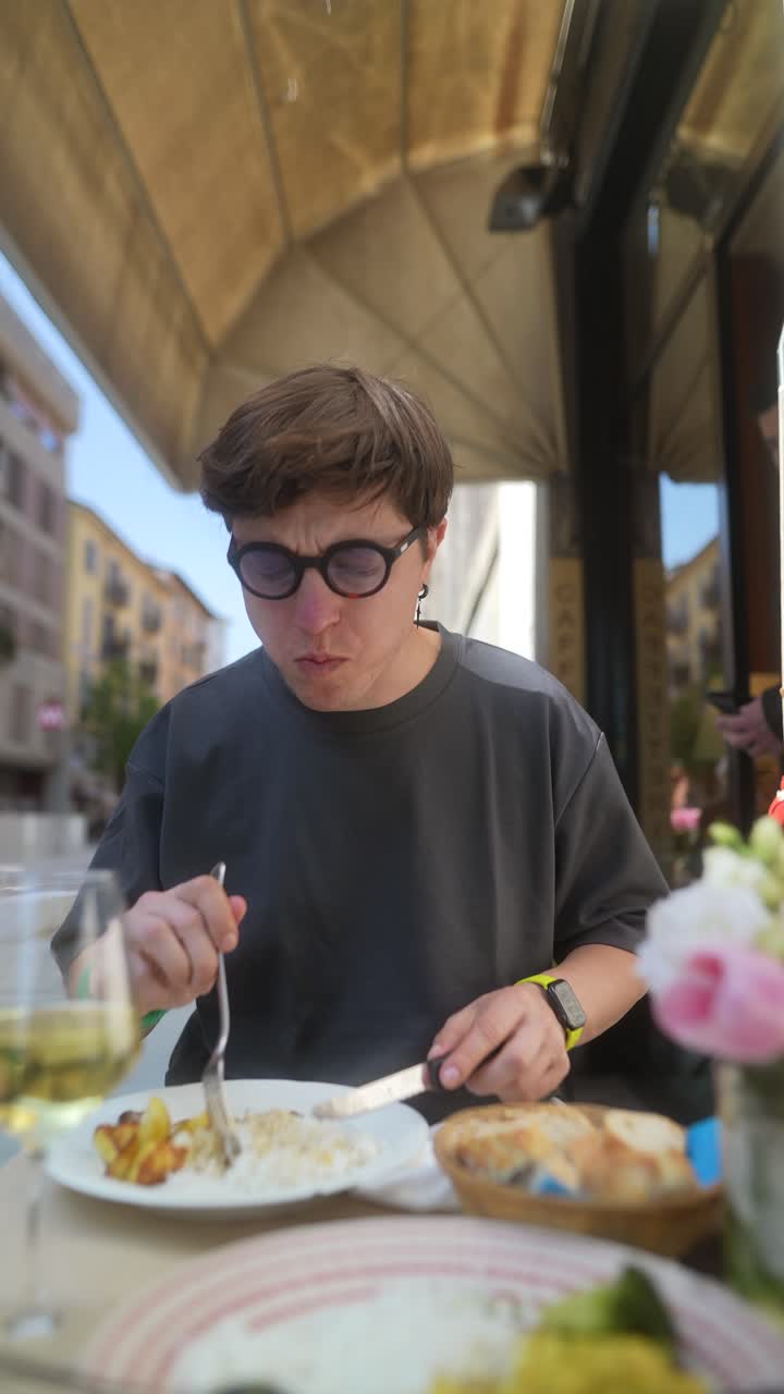 Outdoor Dining Experience in a European City