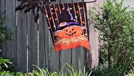 Halloween-Flag-blowing-in-the-breeze