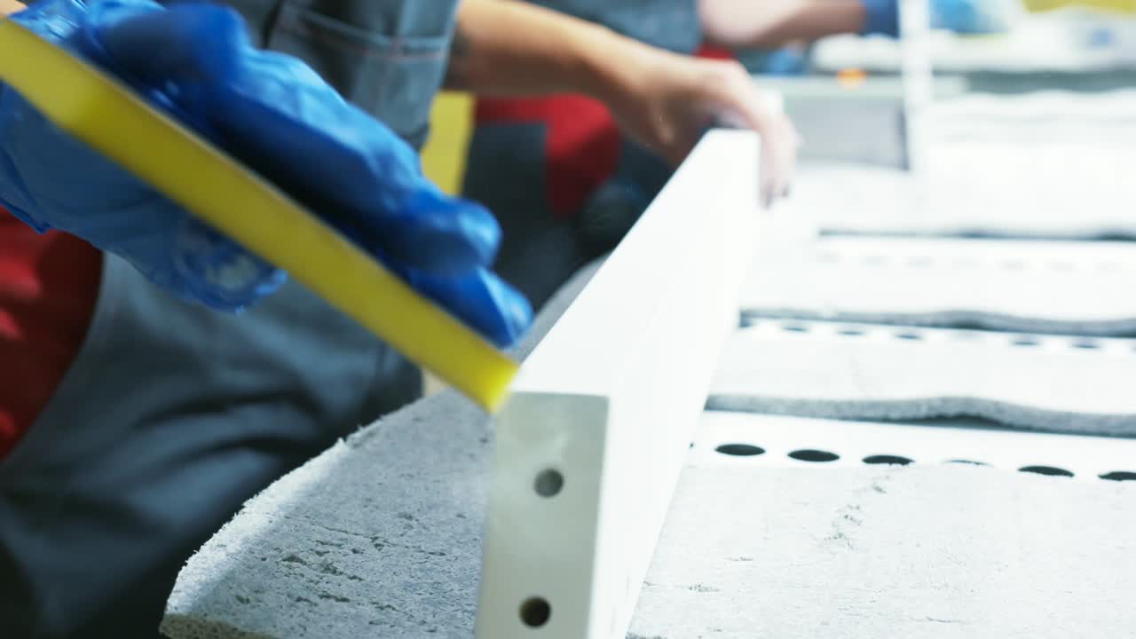 가구 생산 라인 - 목재 비누