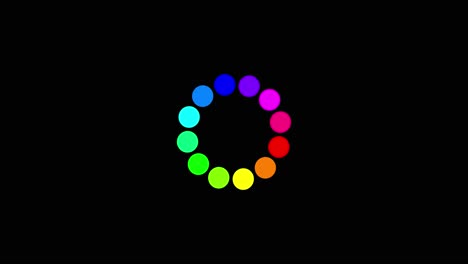 animated circle color wheel for graphics and video backgrounds