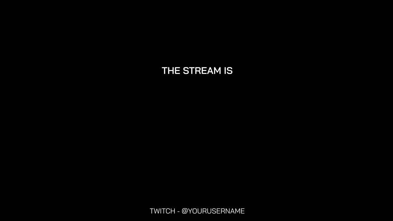 Live Stream Starting Soon