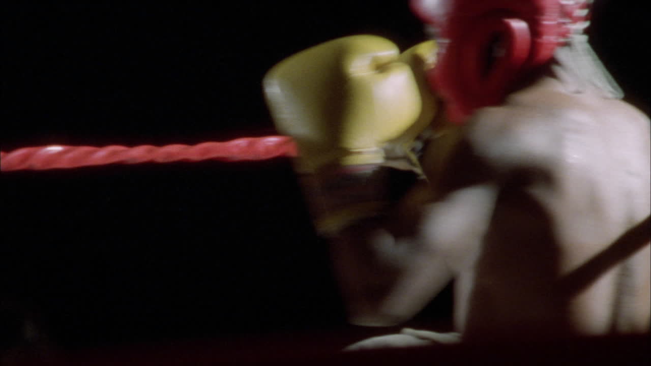 dos boxeadores entrenan en el ring