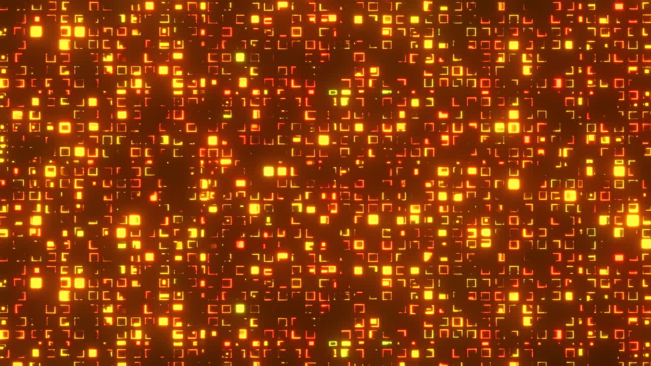 Golden Pixel Grid Shimmering With Sparkle And Glitter, Rich Mosaic Of Tiny Squares Creates Luxurious Digital