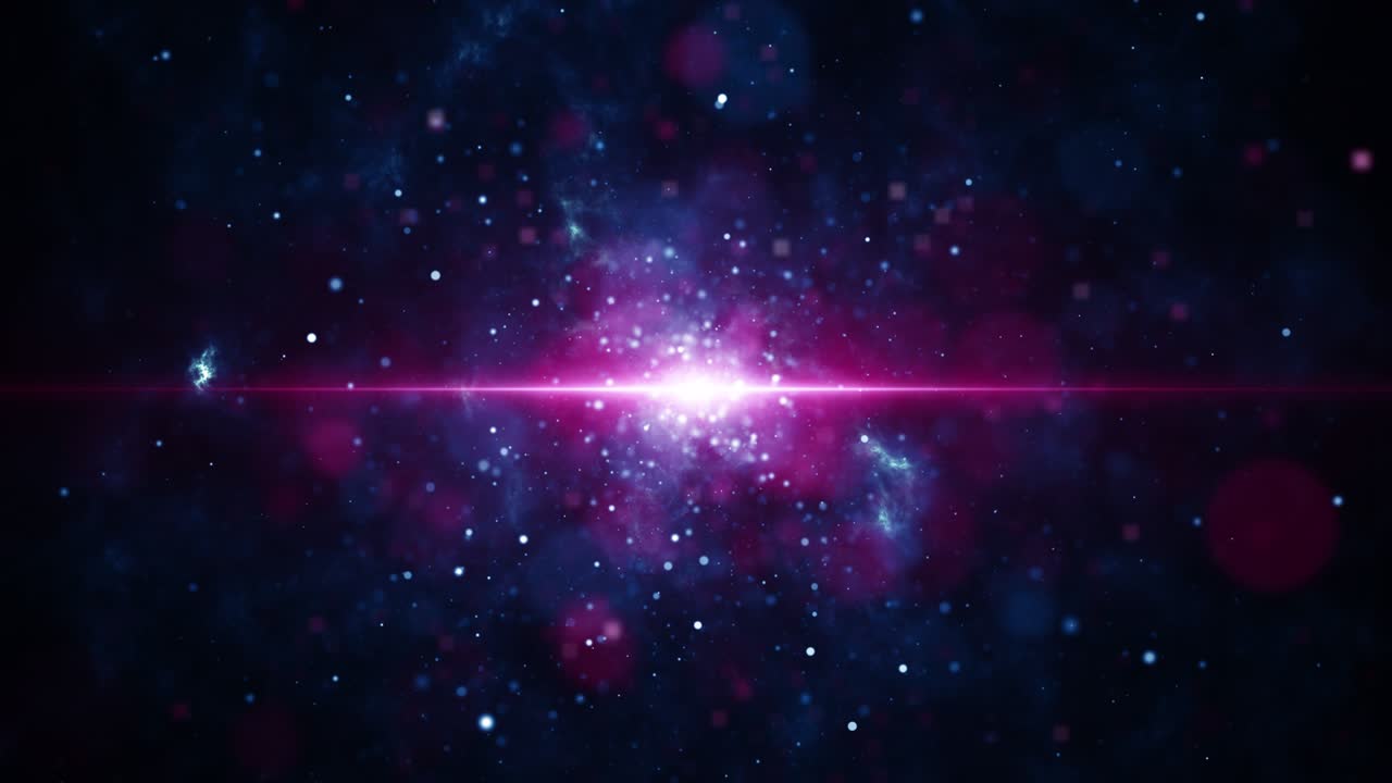 partículas azul rosa evento juego tráiler títulos escenario de concierto cinematográfico bucle de fondo