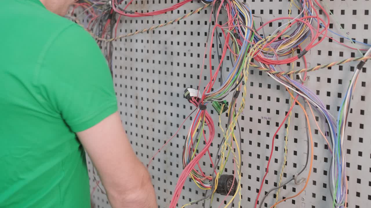 proceso de fabricación de arneses de cableado para vehículos, industria del automóvil