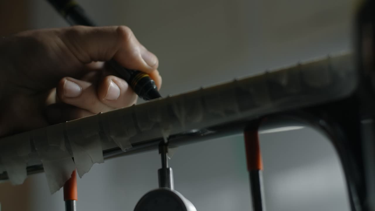 Hand Marking and Measuring Process