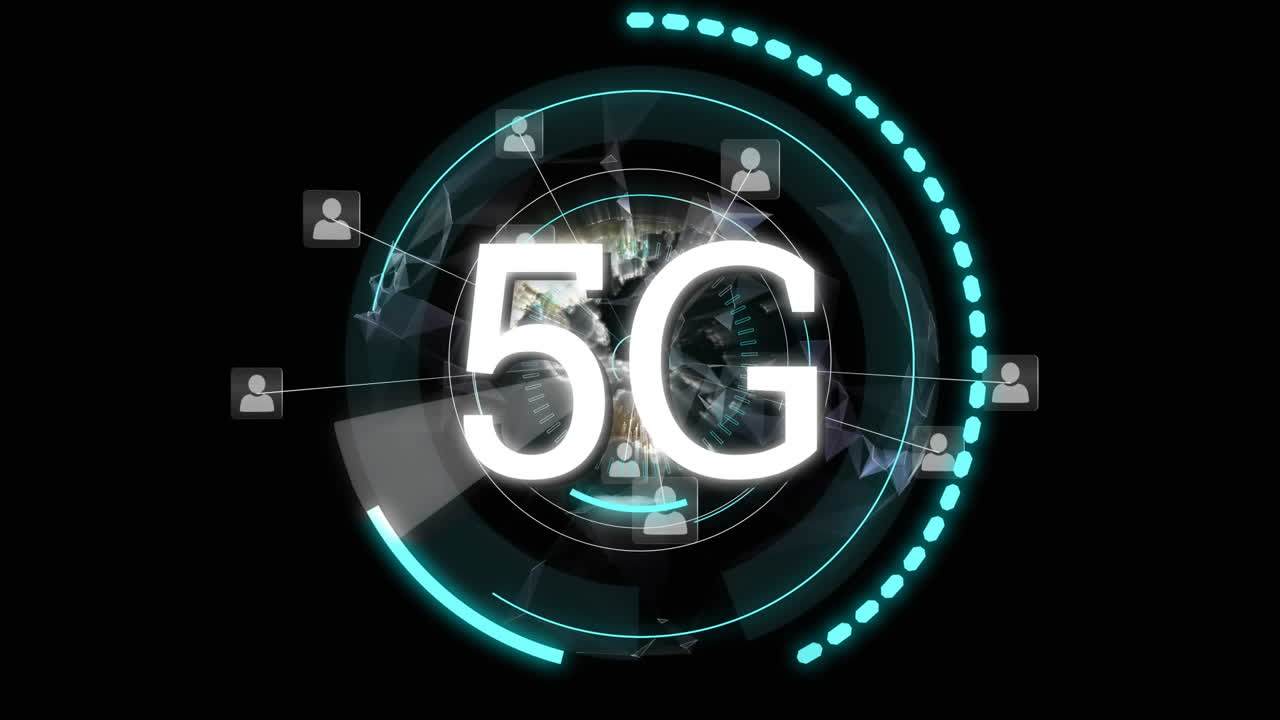 5g visualizzati in un cerchio