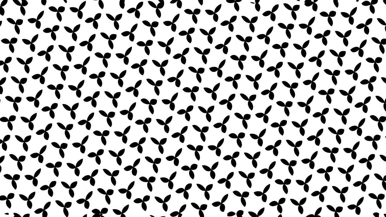 왼쪽으로 이동하는 수평 파동 효과를 가진 2d 그래픽 비디오 패턴
