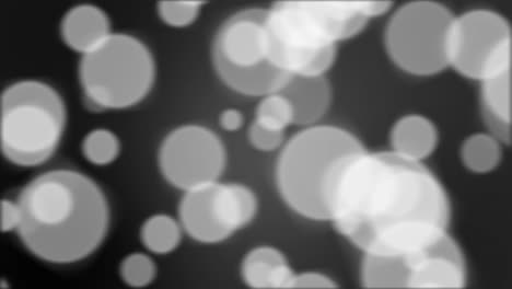animación de fondo de bokeh negro en 4k