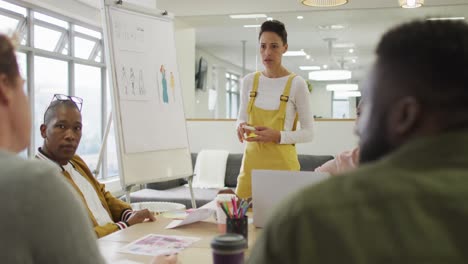 grupo diverso de colegas de negocios masculinos y femeninos que trabajan en la oficina