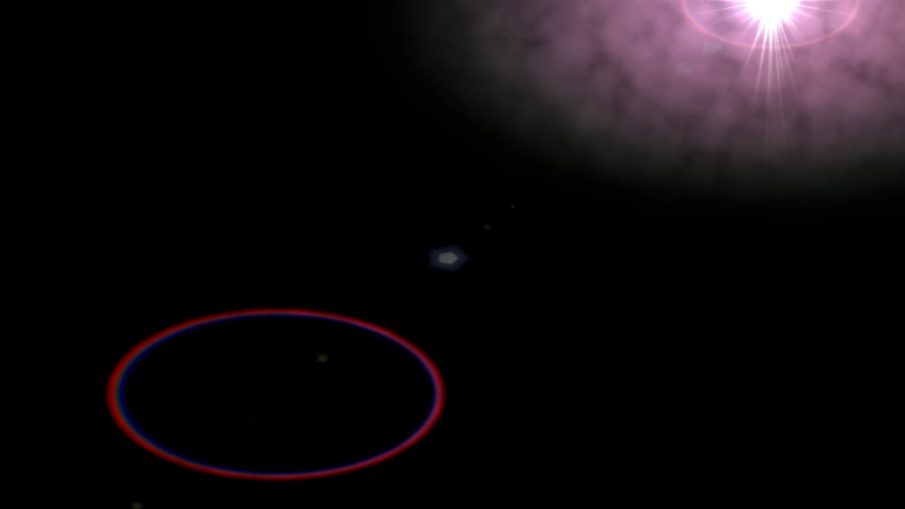 paquete de transición de la llamarada de la lente con todas las direcciones